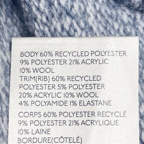 FREE PEOPLE WE THE FREE Viola Sweater Mini Skirt in Moon Combo (Blue-Gray) Sz S - Picture 8 of 8